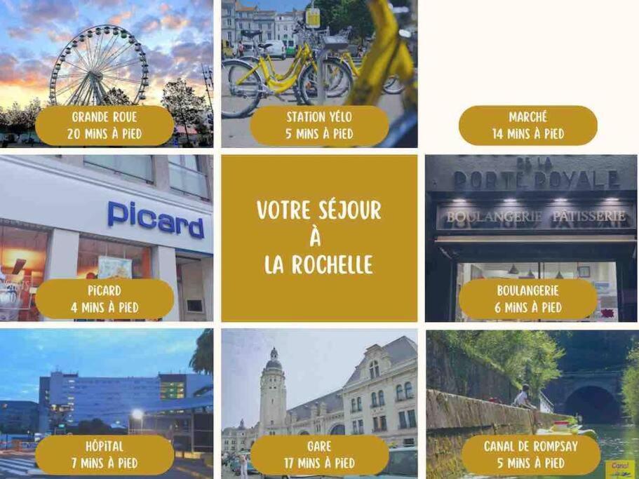Le P Tit Retais Proche Marche Central Et Gare Sncf- Wifi Haut Debit - 拉罗歇尔 外观 照片